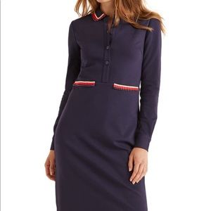 Boden long sleeve collar dress size 6